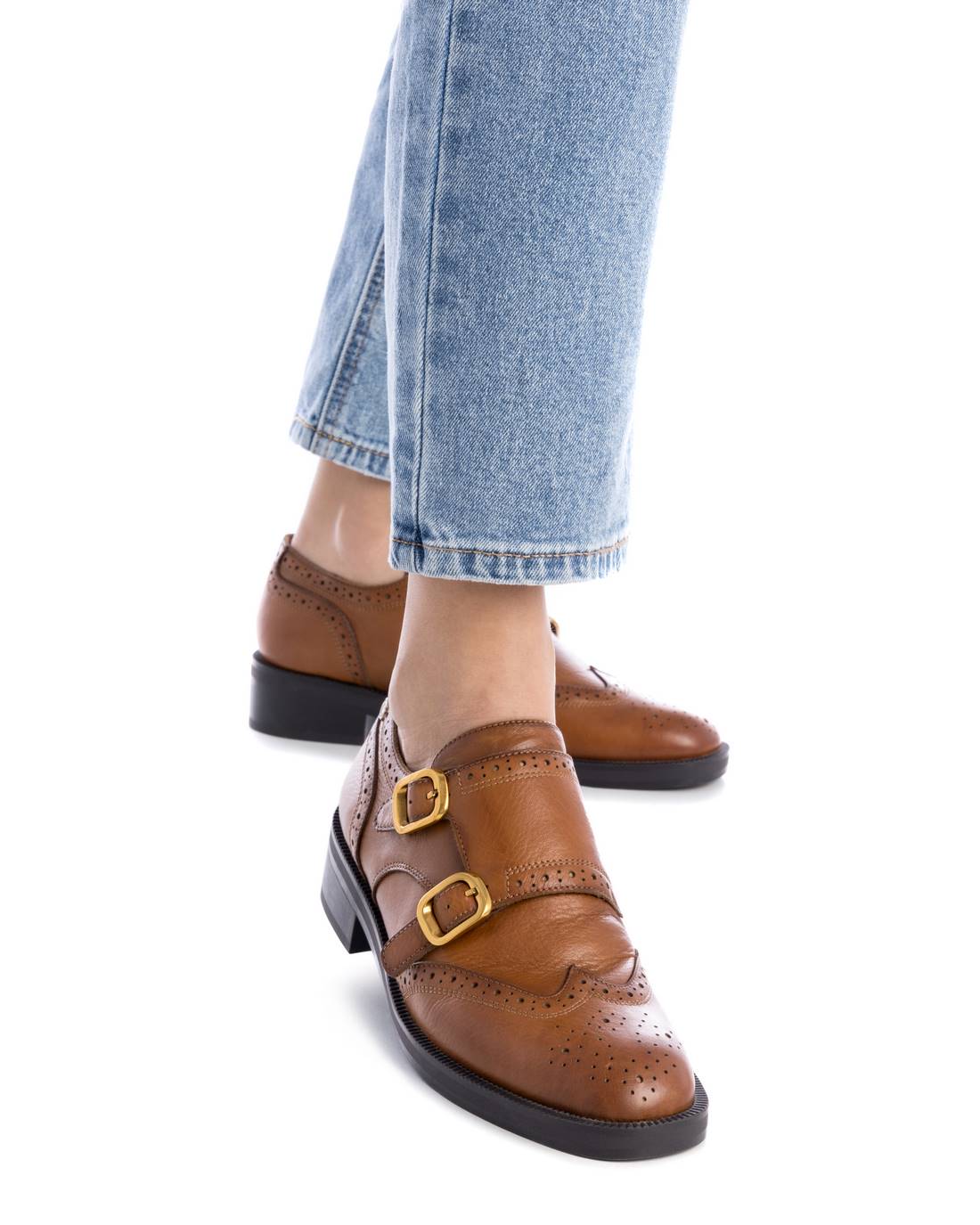 Carmela 16196303 mocassins femme marron cuir véritable