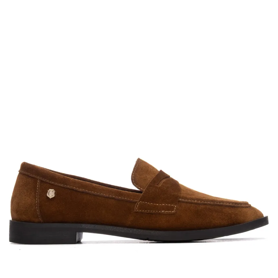 Carmela 16429003 mocassin serrage camel plat