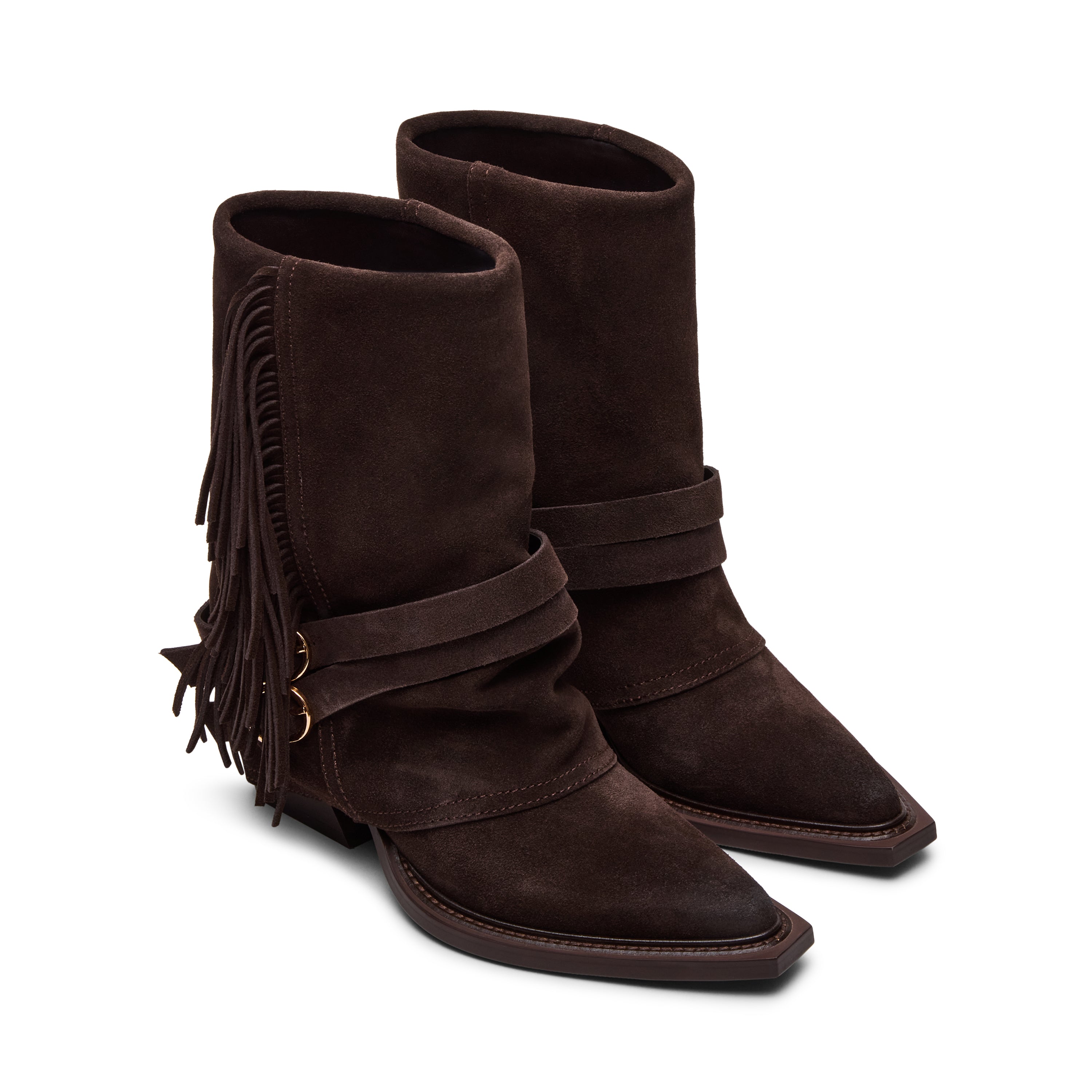 Steve Madden Hadly botte western suède marron