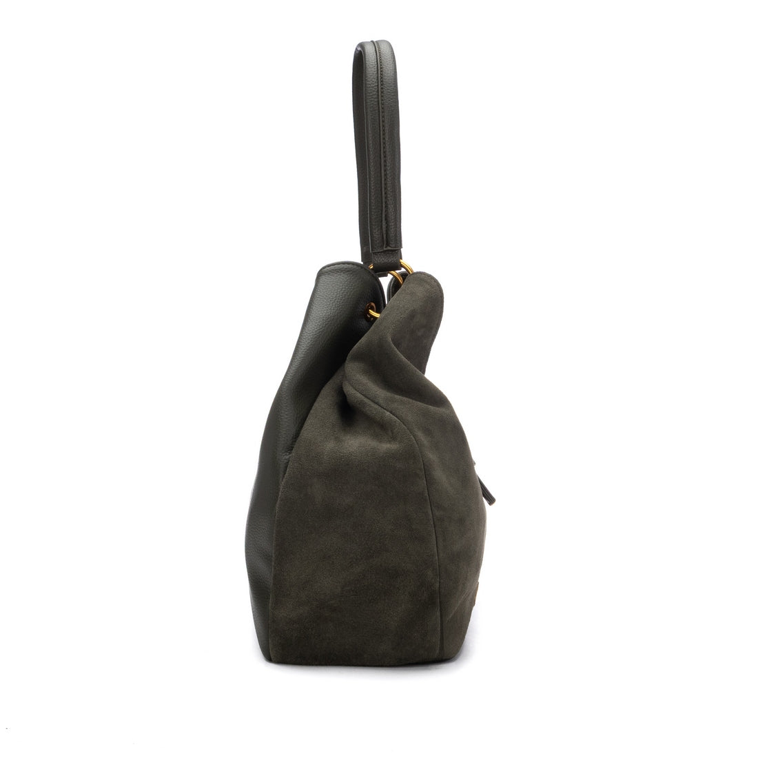 Carmela 18623903 sac cuir kaki 34 x 44 x 15 cm