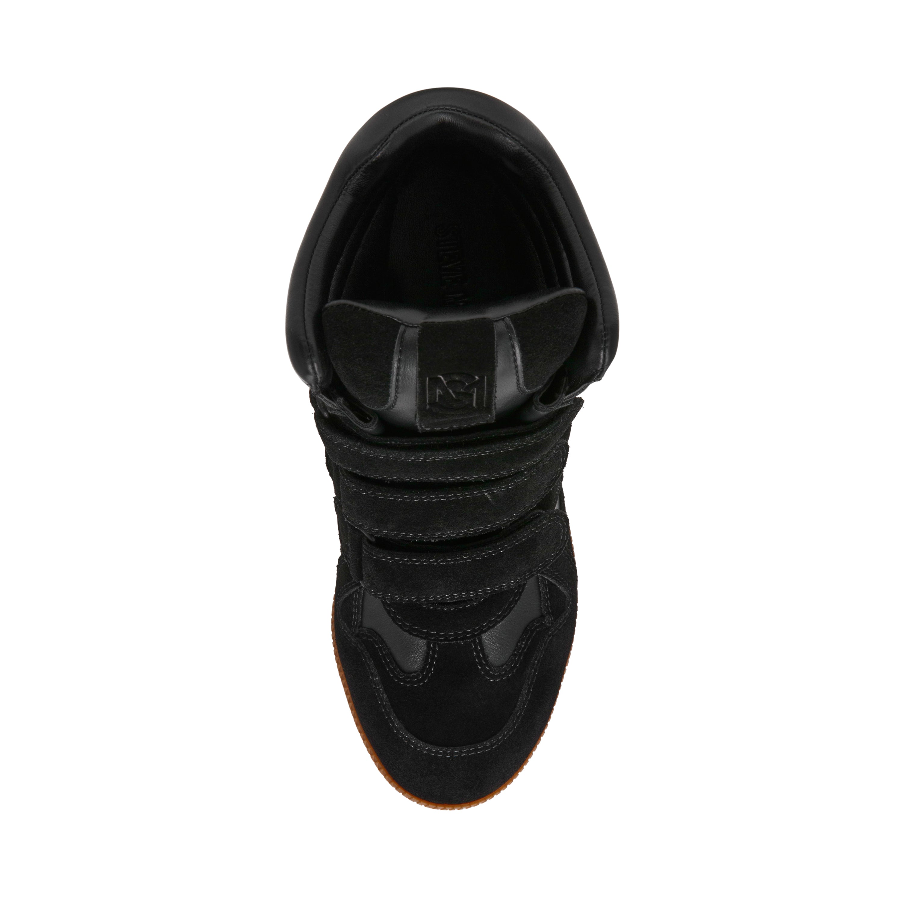 Steve Madden Mavis baskets daim noir scratch femme
