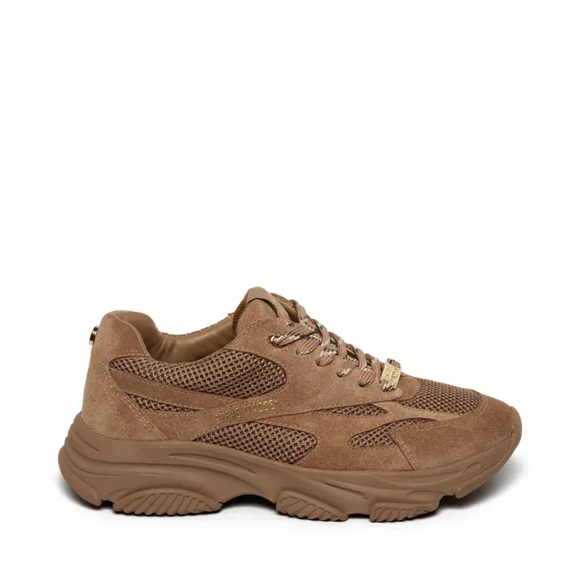 Steve Madden Front Row baskets femme tan compensées 7 cm