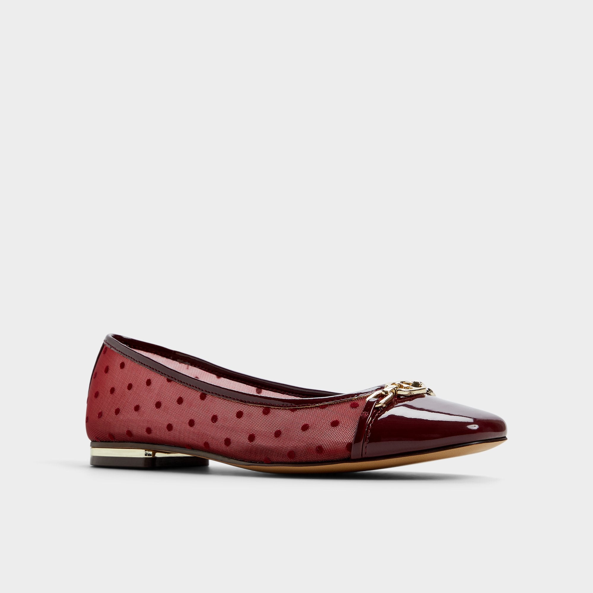 ALDO Krishelle ballerines femme résille pois