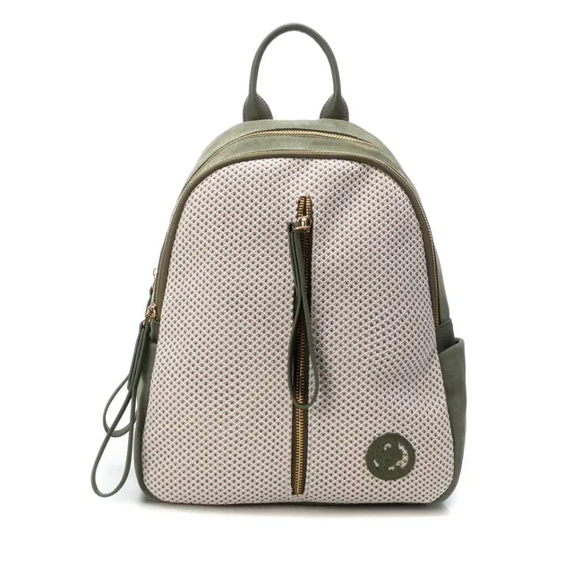 Carmela 18615103 sac à dos femme cuir kaki 31 cm