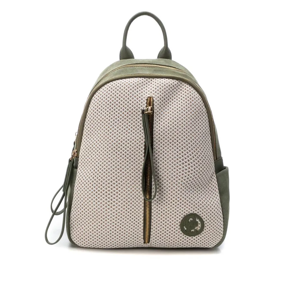 Carmela 18615103 sac à dos femme cuir kaki 31 cm