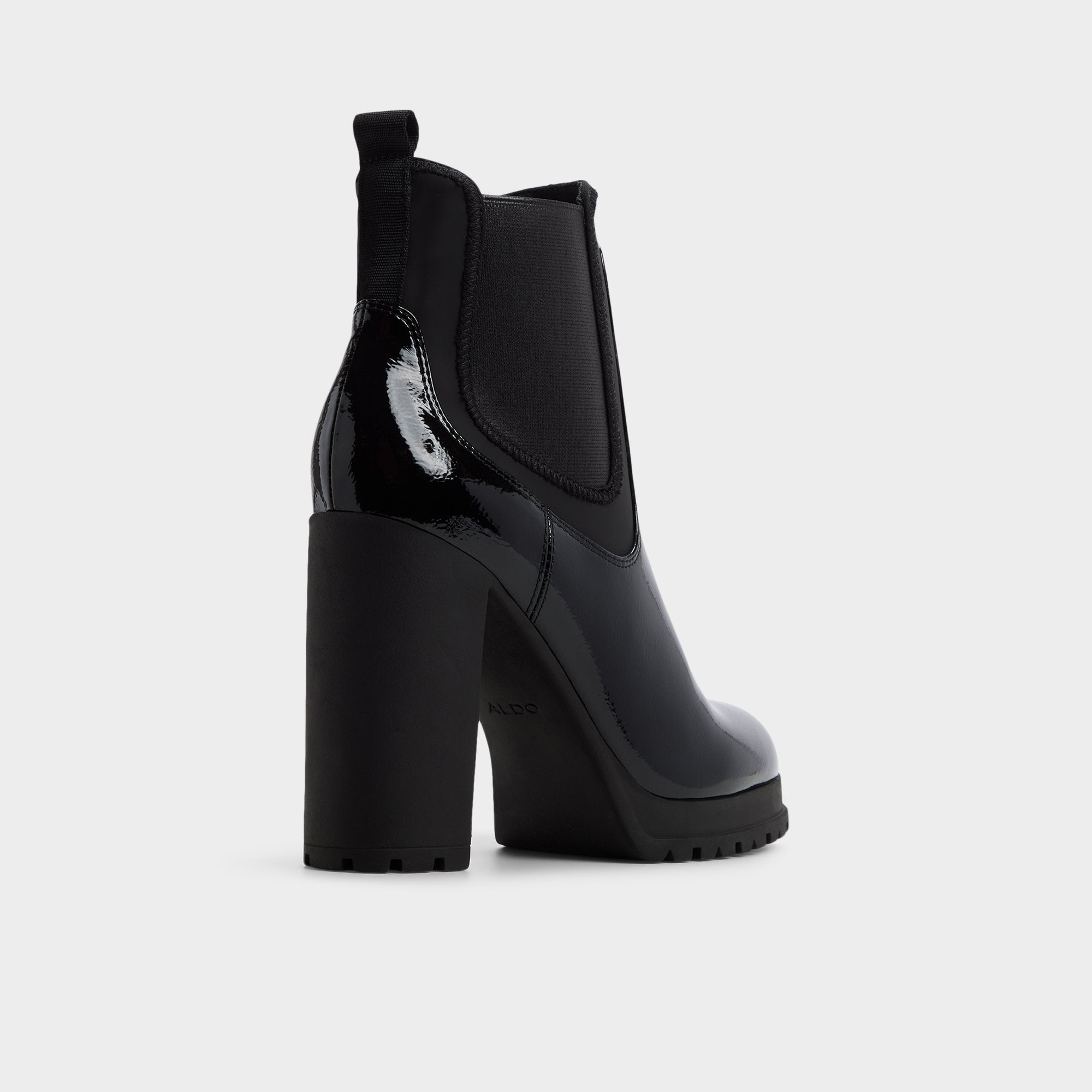 ALDO Bold bottines Chelsea vernies talon