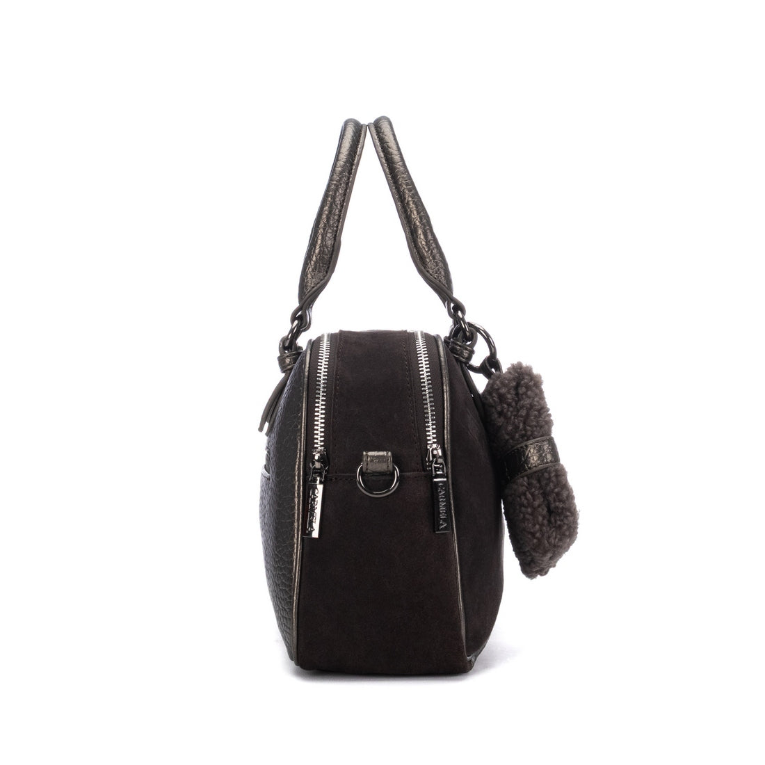 Carmela 18624303 sac cuir gris suède 33 cm