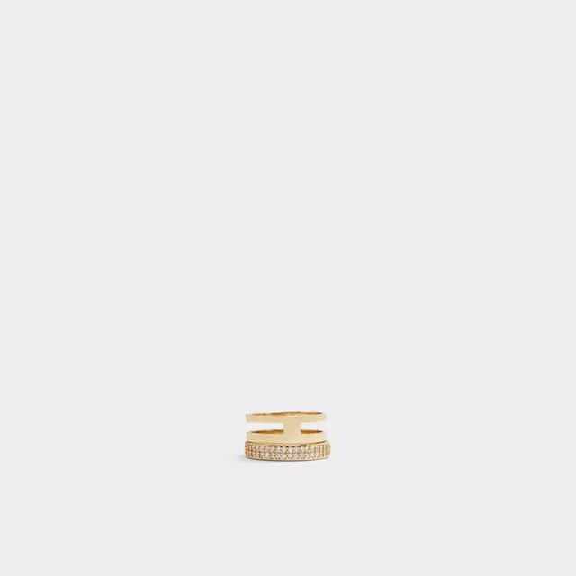 ALDO Banzet bague femme lot empilable doré