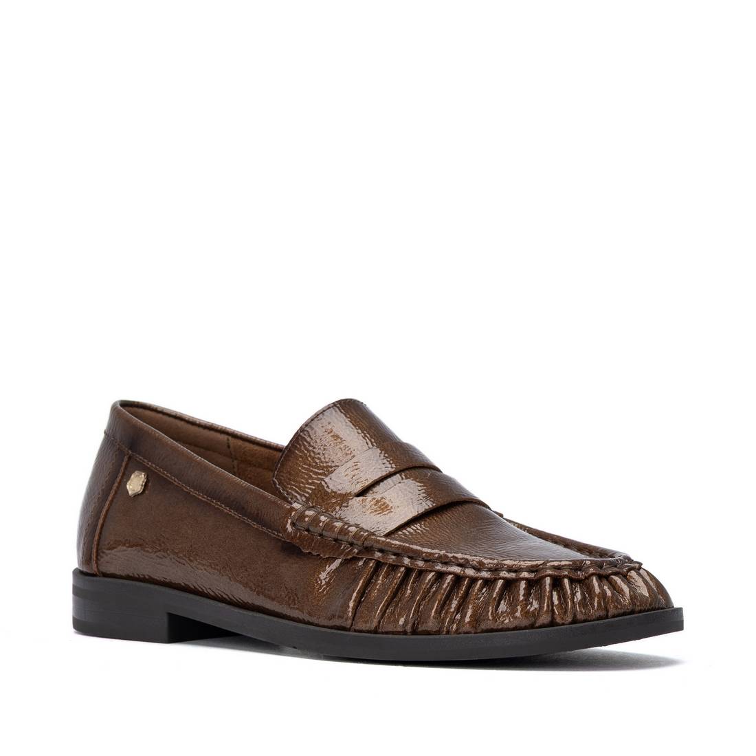 Carmela 16435703 mocassin verni taupe plat