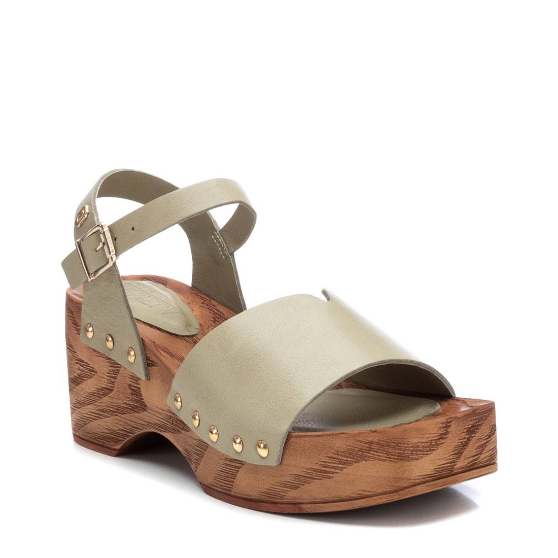 Carmela 16078204 sandale cuir vert talon 5 cm