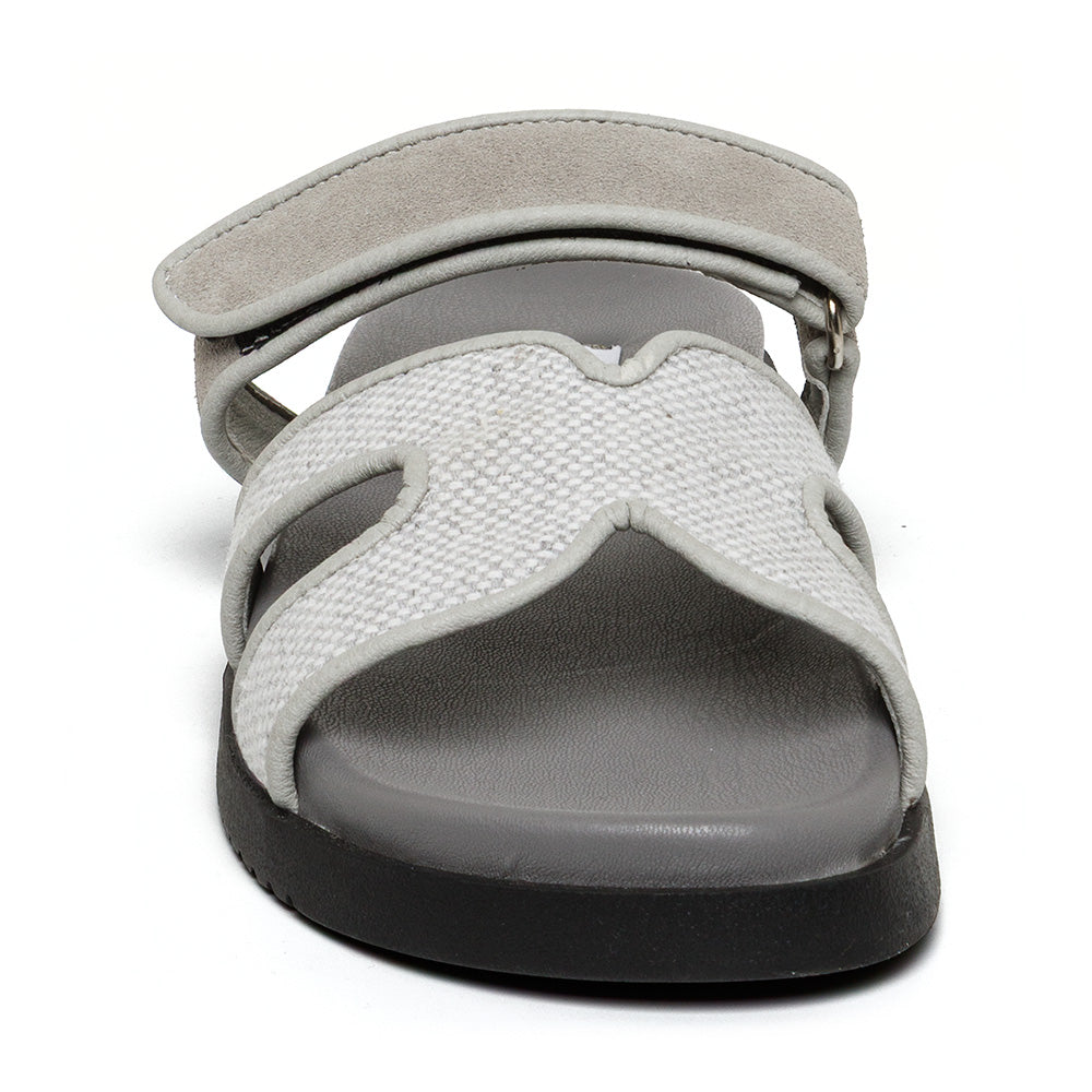 Steve Madden Missile-X sandales plates gris clair suède