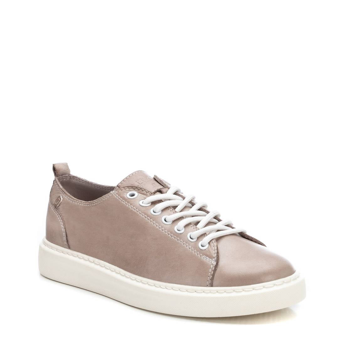 Carmela 16043602 basket cuir blanc lacet