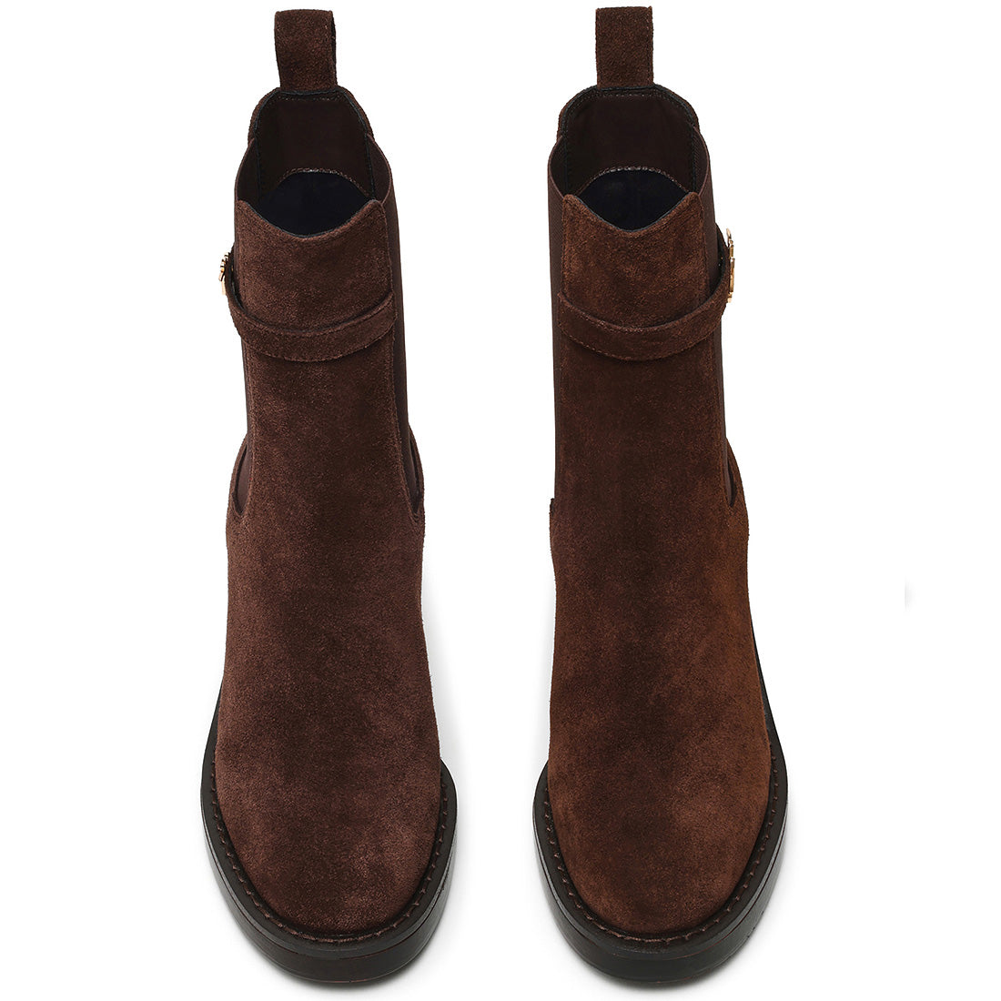 Steve Madden Charity bottines cuir marron chocolat talon 5 cm