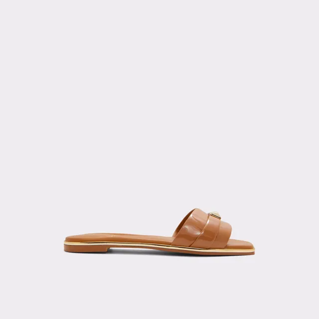 ALDO Darine sandales plates bout carré beige