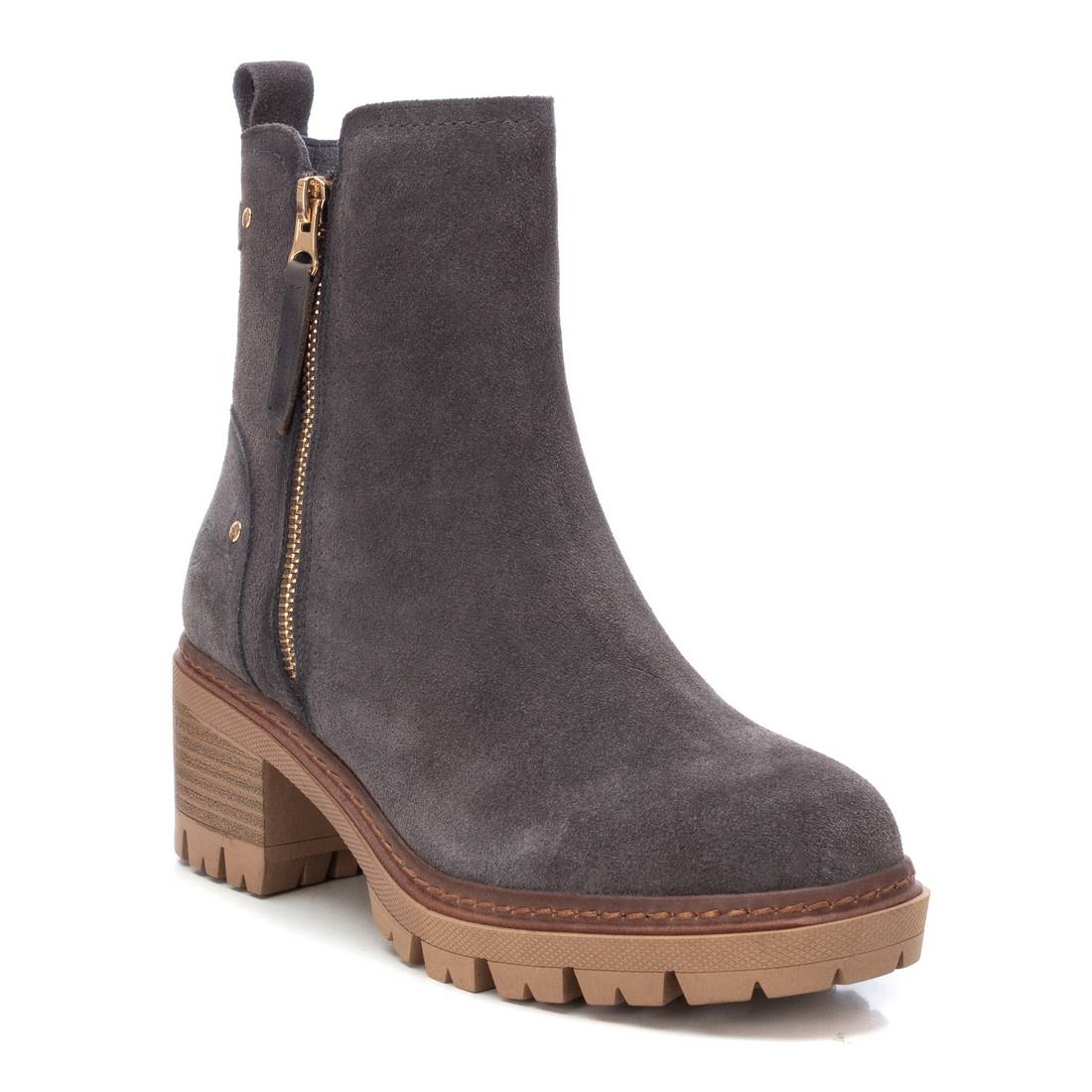Carmela 16108104 bottines suède gris talon 7 cm