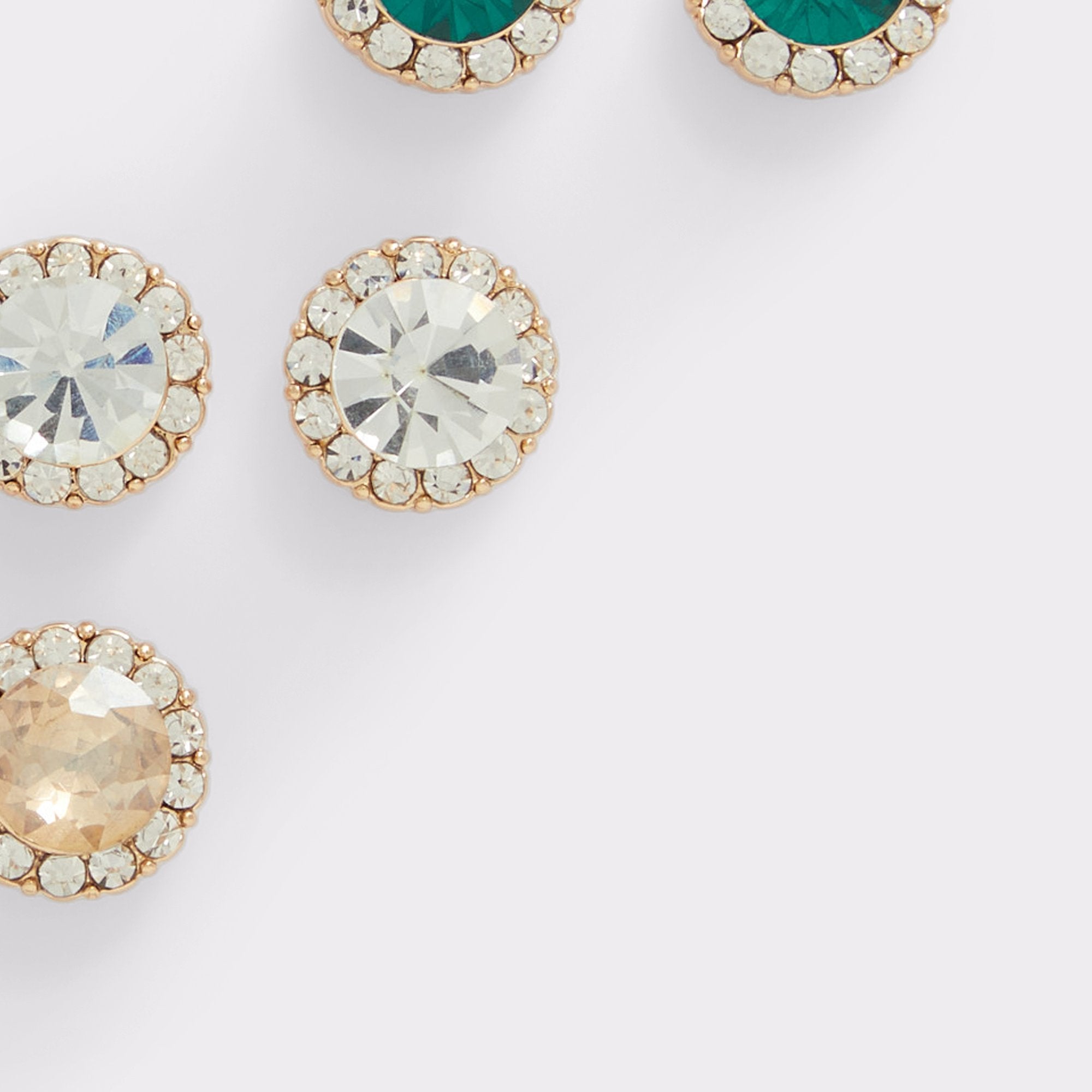 ALDO Gwosa boucles d'oreilles clous discrets dorés