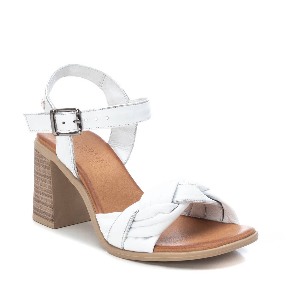 Carmela 16079103 sandales femme blanche talon 8 cm