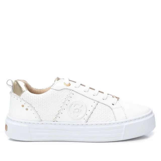 Carmela 16205701 Basket Femme Blanc Cuir
