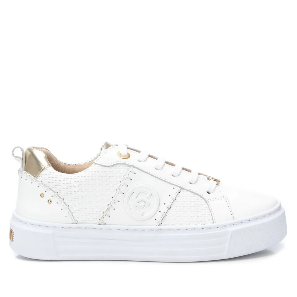 Carmela 16205701 Basket Femme Blanc Cuir