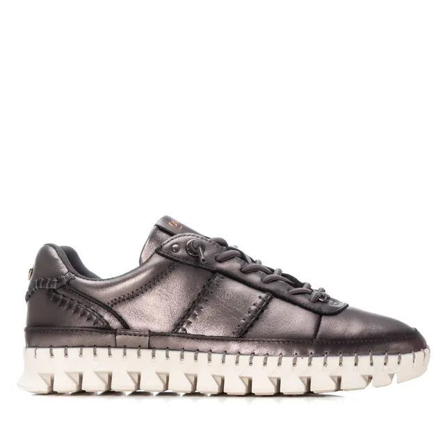 Carmela 16252804 sneakers grises cuir à lacets