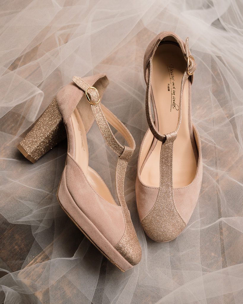 Dessine Moi Un Soulier Salomé salomés velours rose poudré