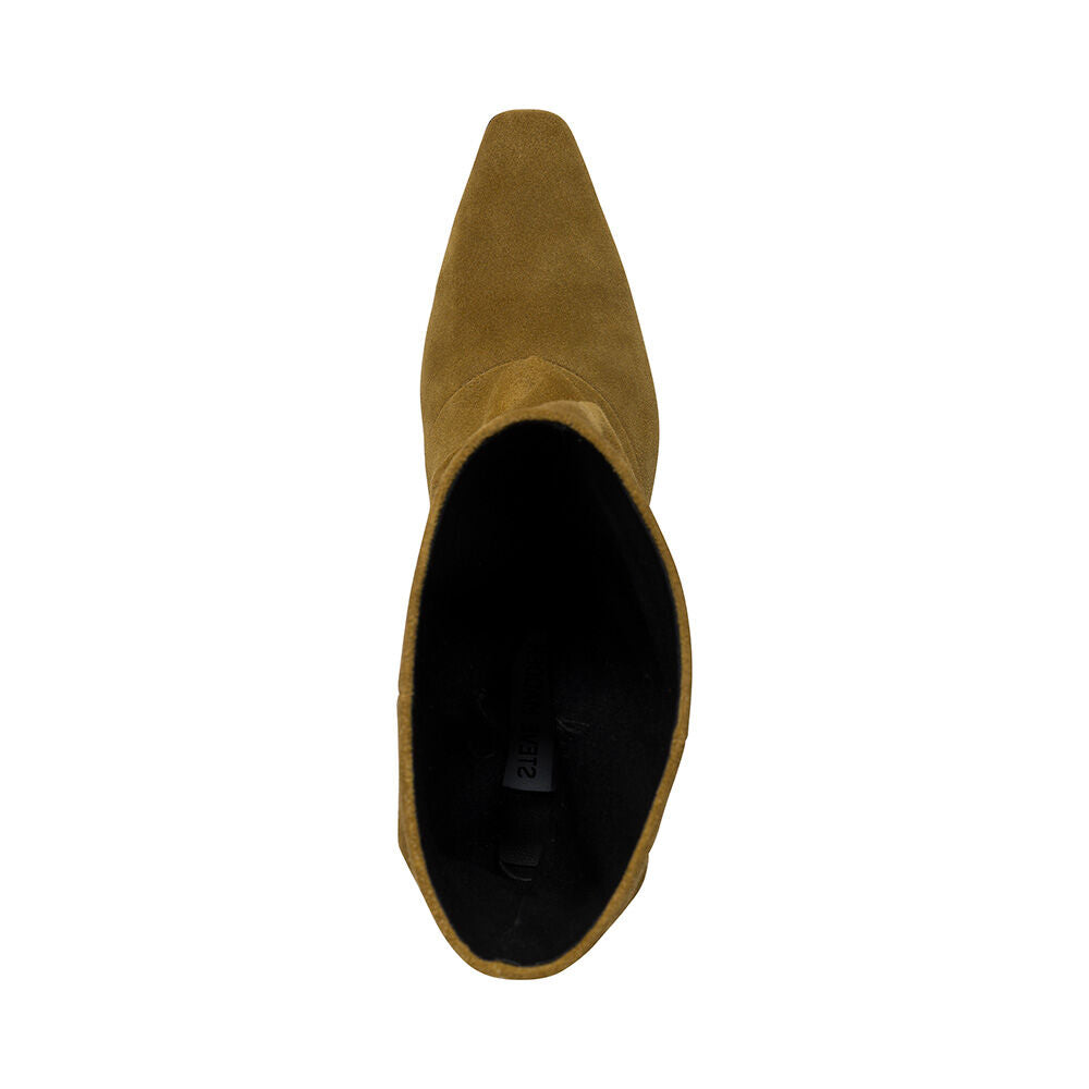 Steve Madden Vexa bottine suède kaki talon 3 cm