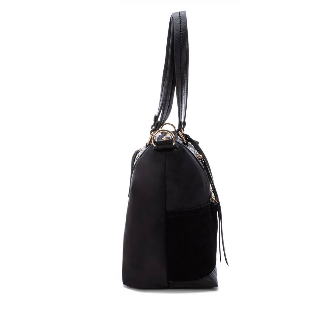 Carmela 18606501 sac épaule noir nylon 6 poches