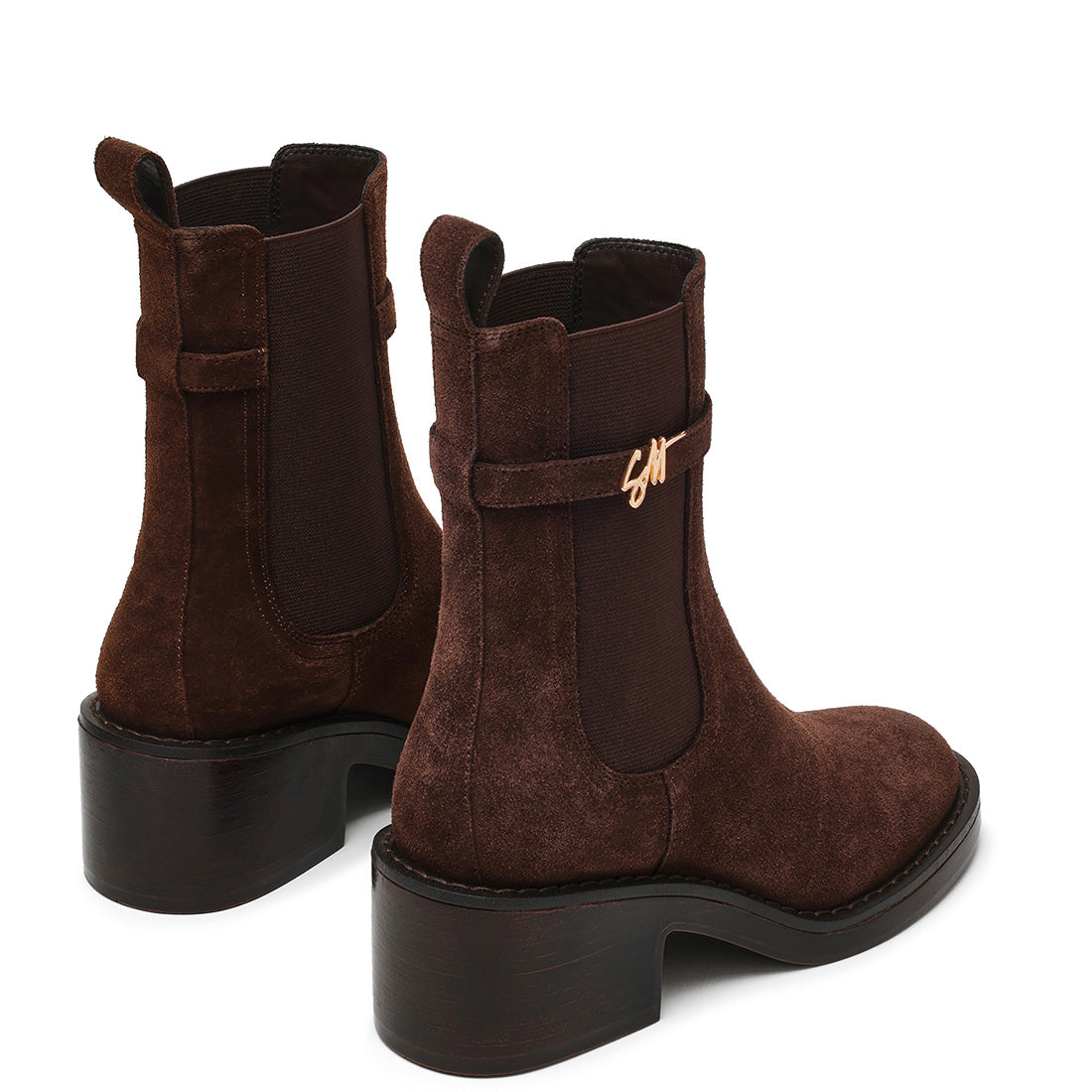 Steve Madden Charity bottines cuir marron chocolat talon 5 cm