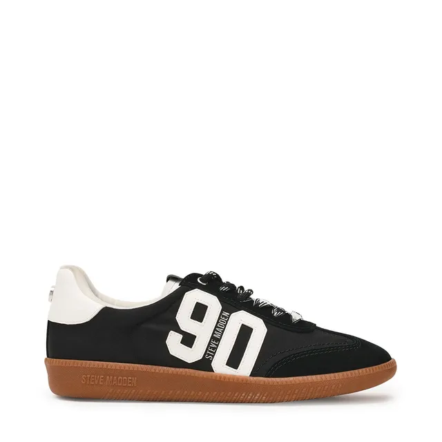 Steve Madden Sm90 baskets femme noir blanc toile