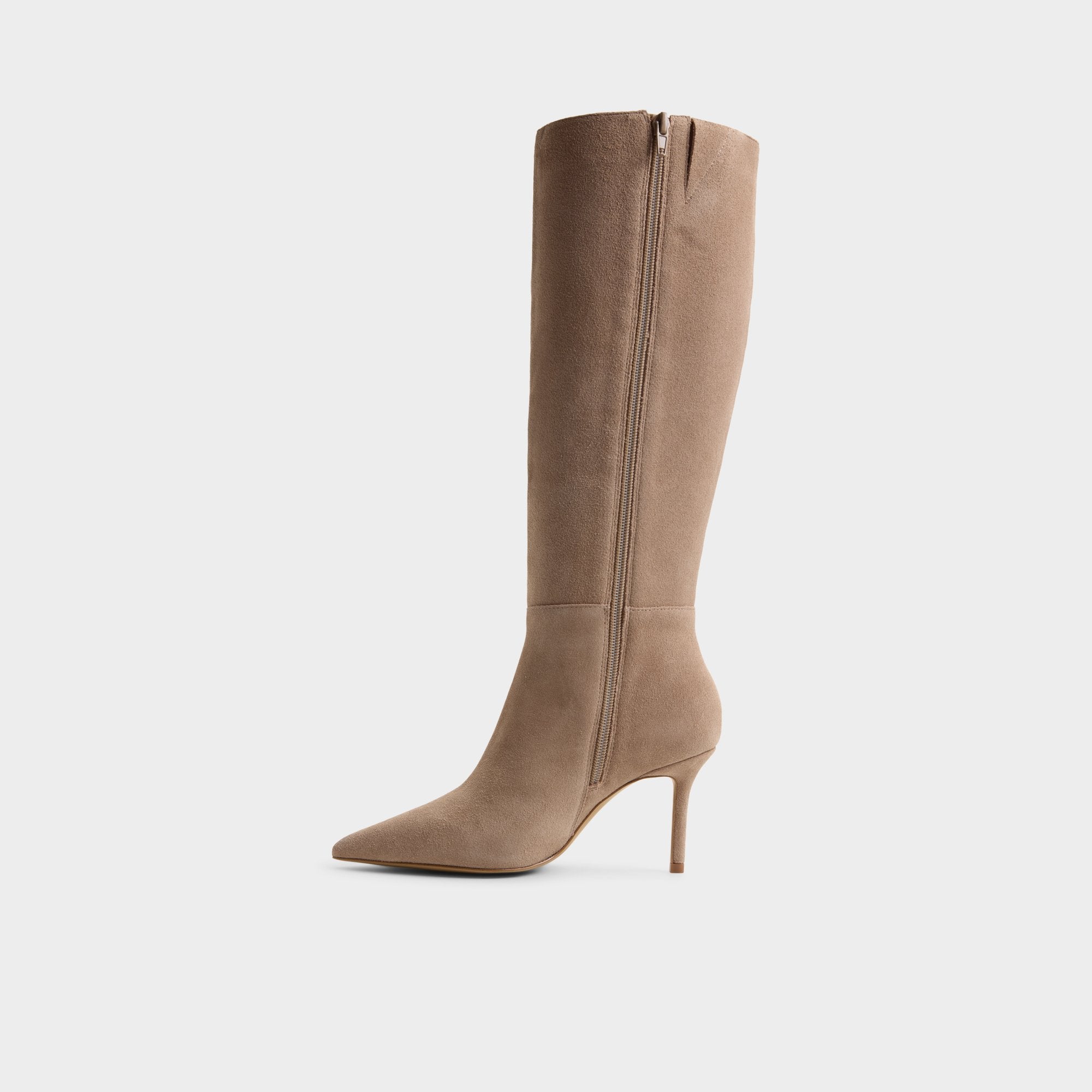 ALDO Saphiria bottes genou femme beige suède