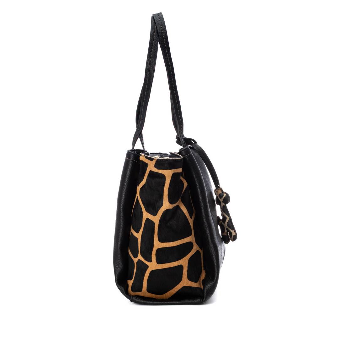 Carmela 18624901 sac épaule noir animal print