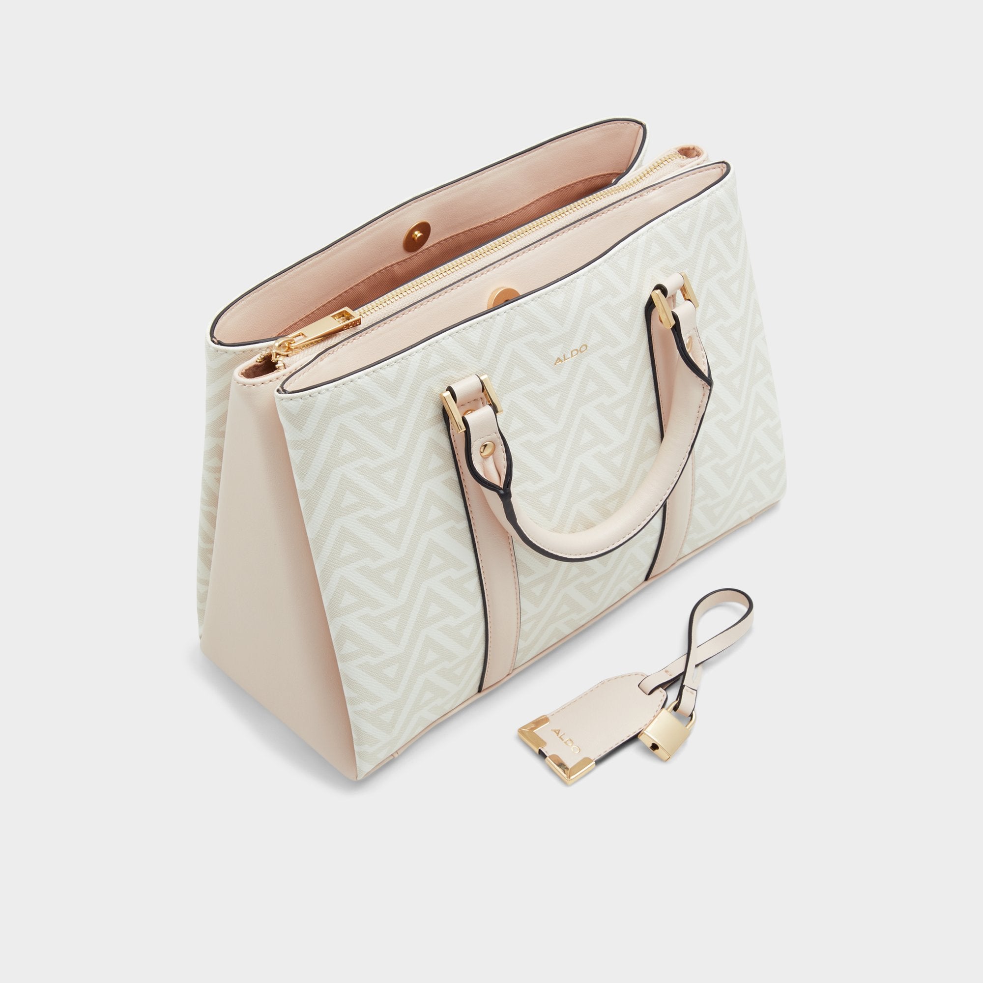 ALDO Harmonie sac cabas femme beige blanc