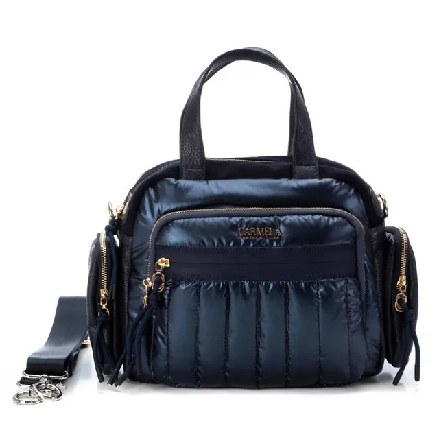 Carmela 18605603 sac bandoulière bleu 7 poches