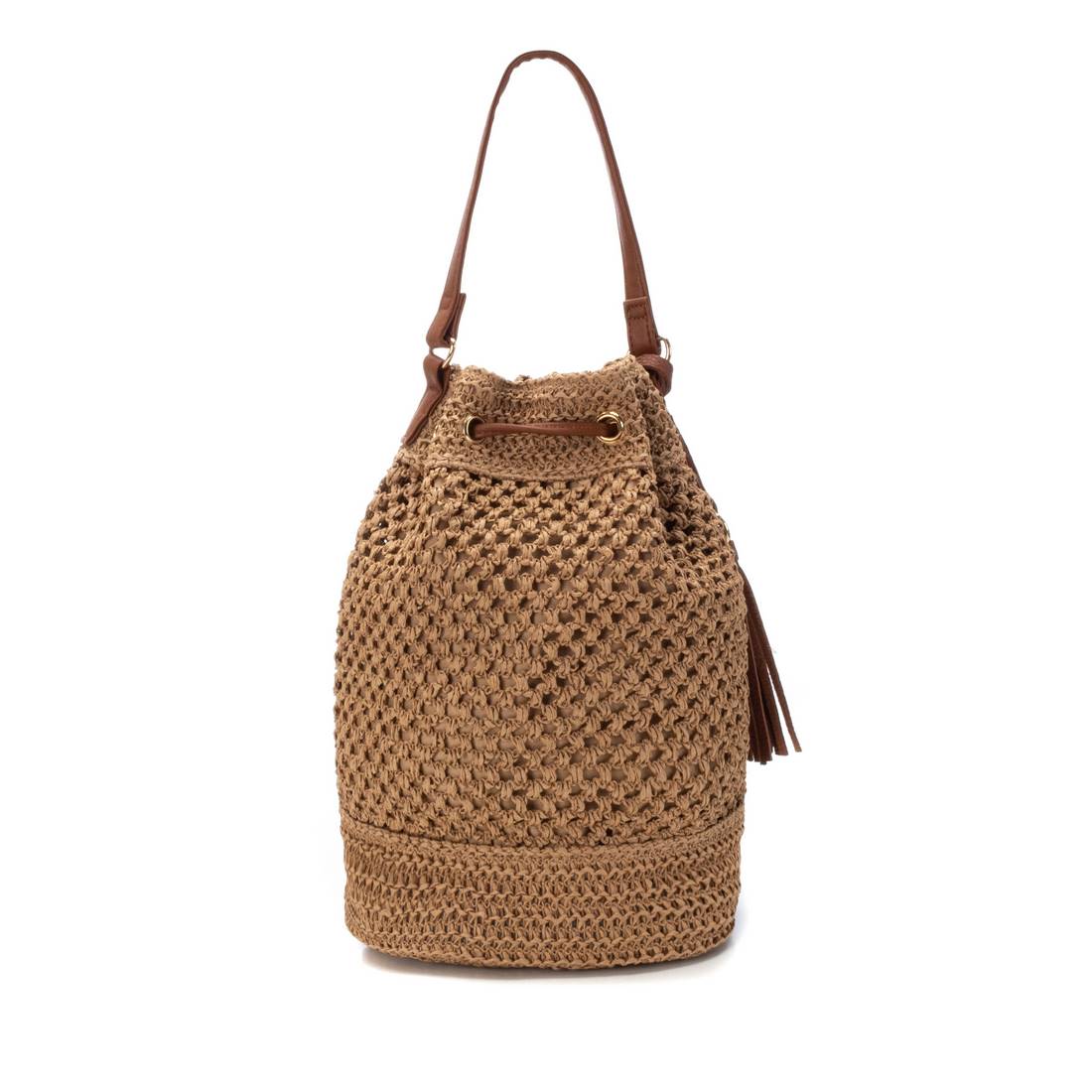 Carmela 18609701 sac bombonnière raphia marron