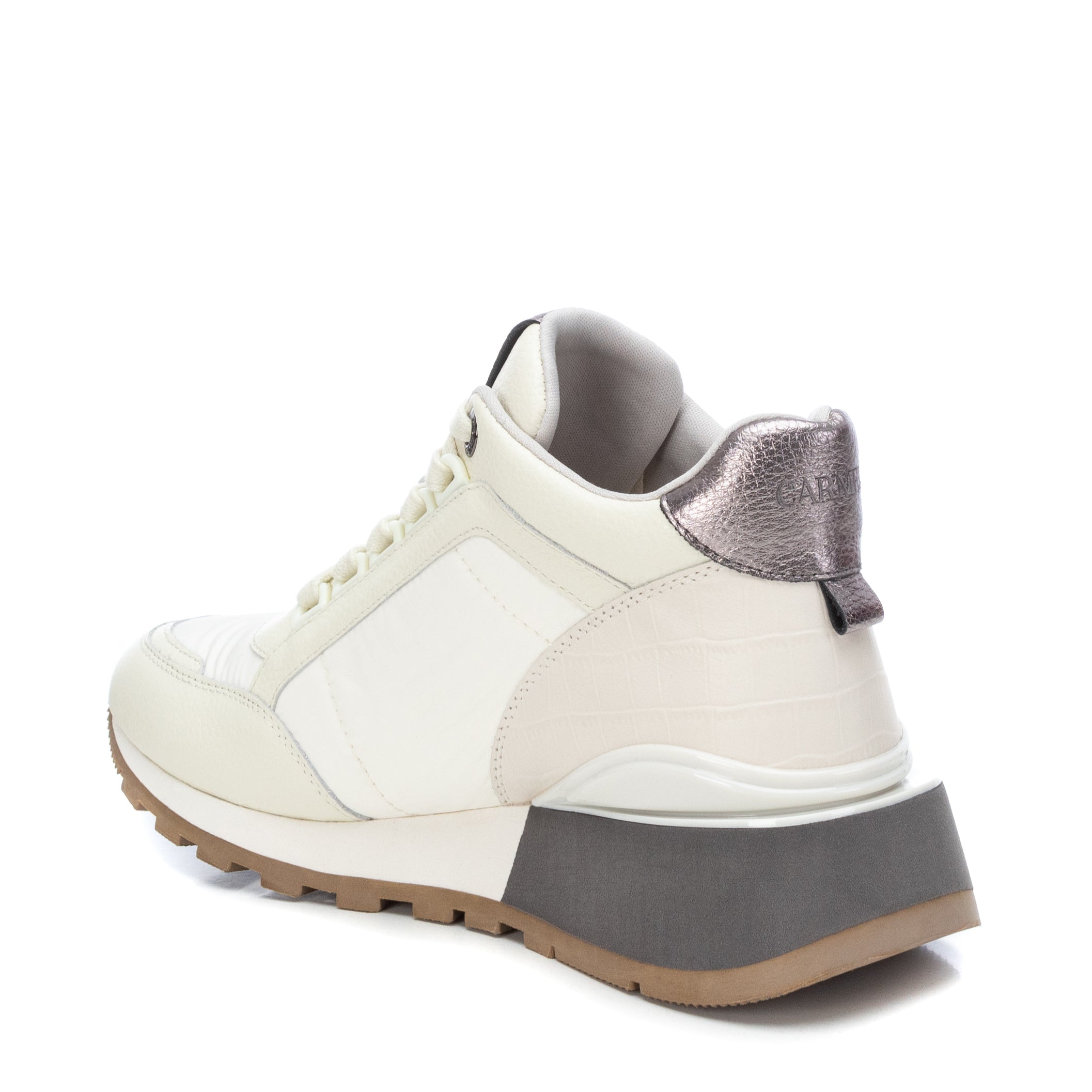 Carmela 16014402 baskets montantes blanches cuir