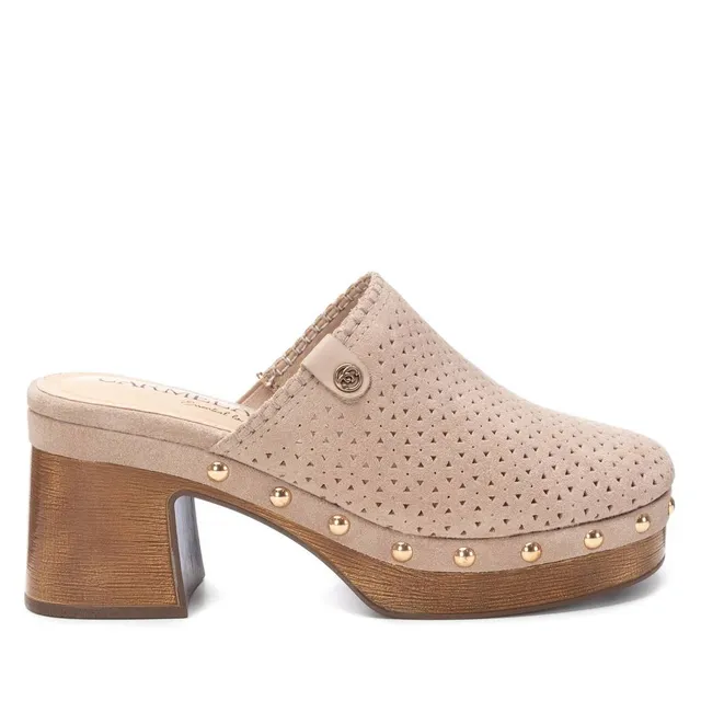 Carmela 16222006 sabot cuir camel talon 7 cm