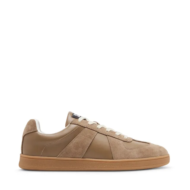 Steve Madden Waltor baskets homme taupe cuir