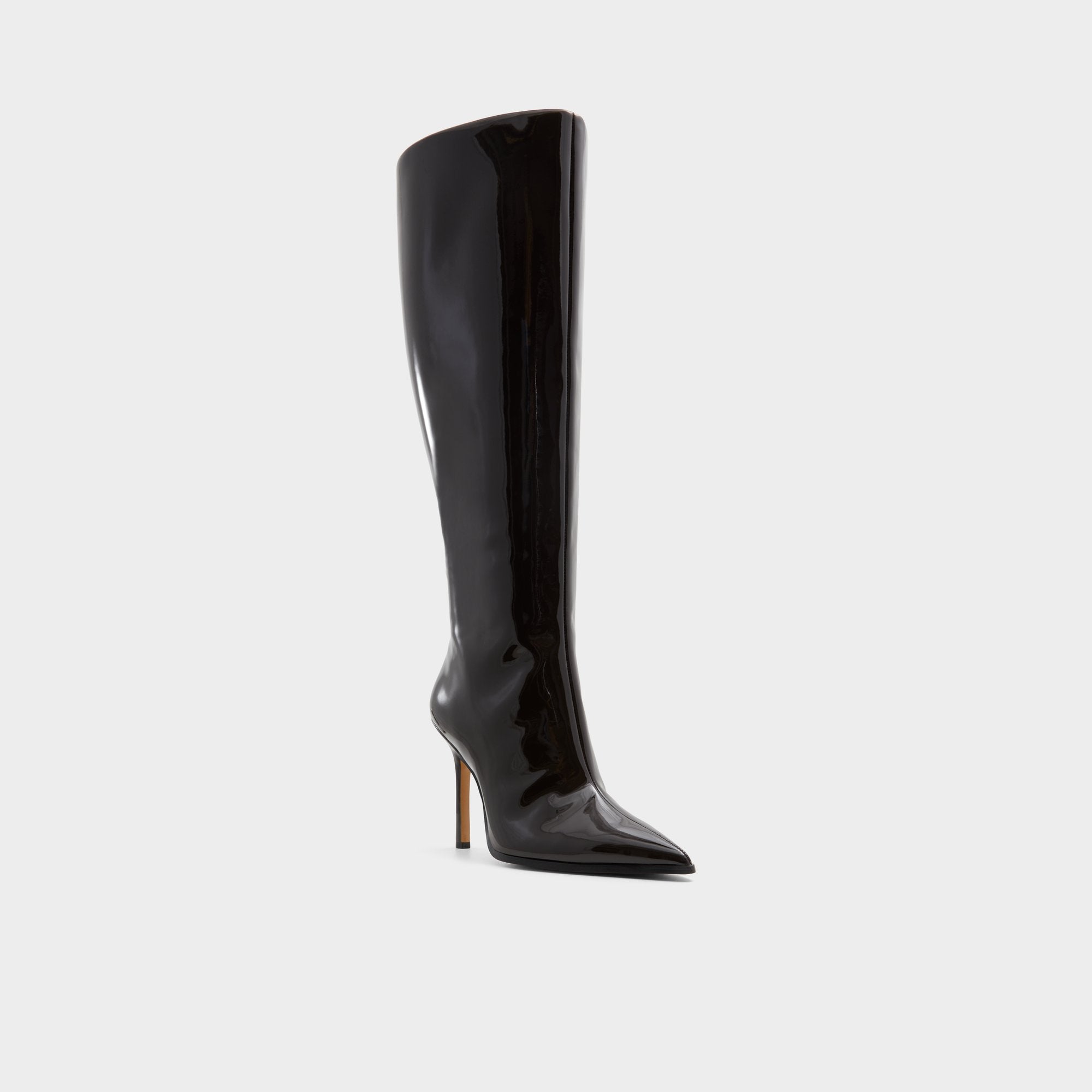 Aldo Maybellie bottes genou vernis mollet large