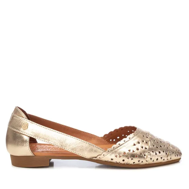 Carmela 16158106 ballerine cuir doré ajouré 35-41