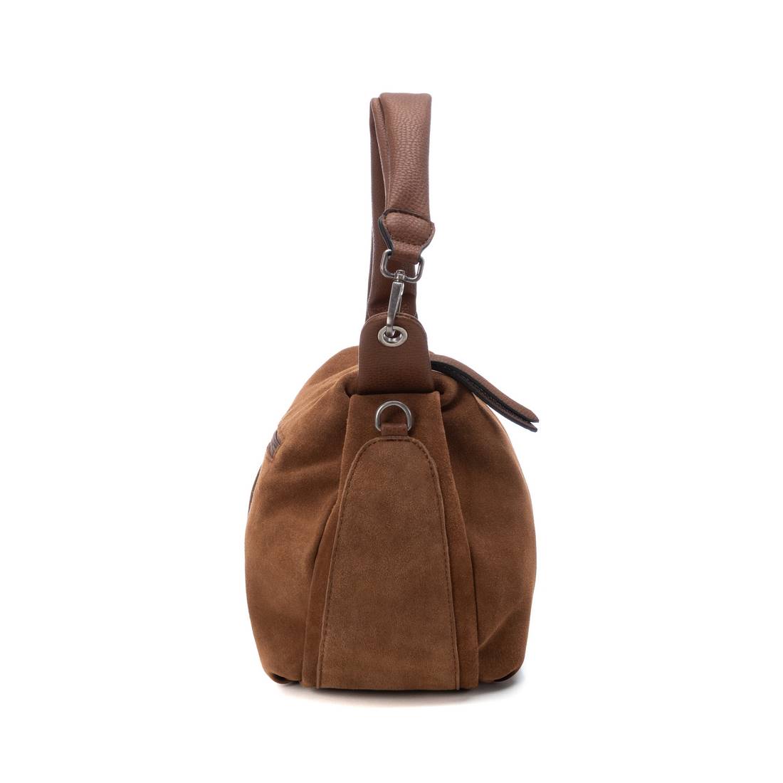 Carmela 18600703 sac bandoulière marron cuir suédé