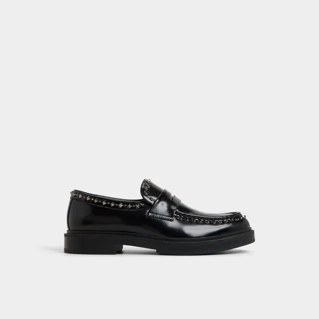ALDO Zollo mocassins vernis cloutés semelle crantée