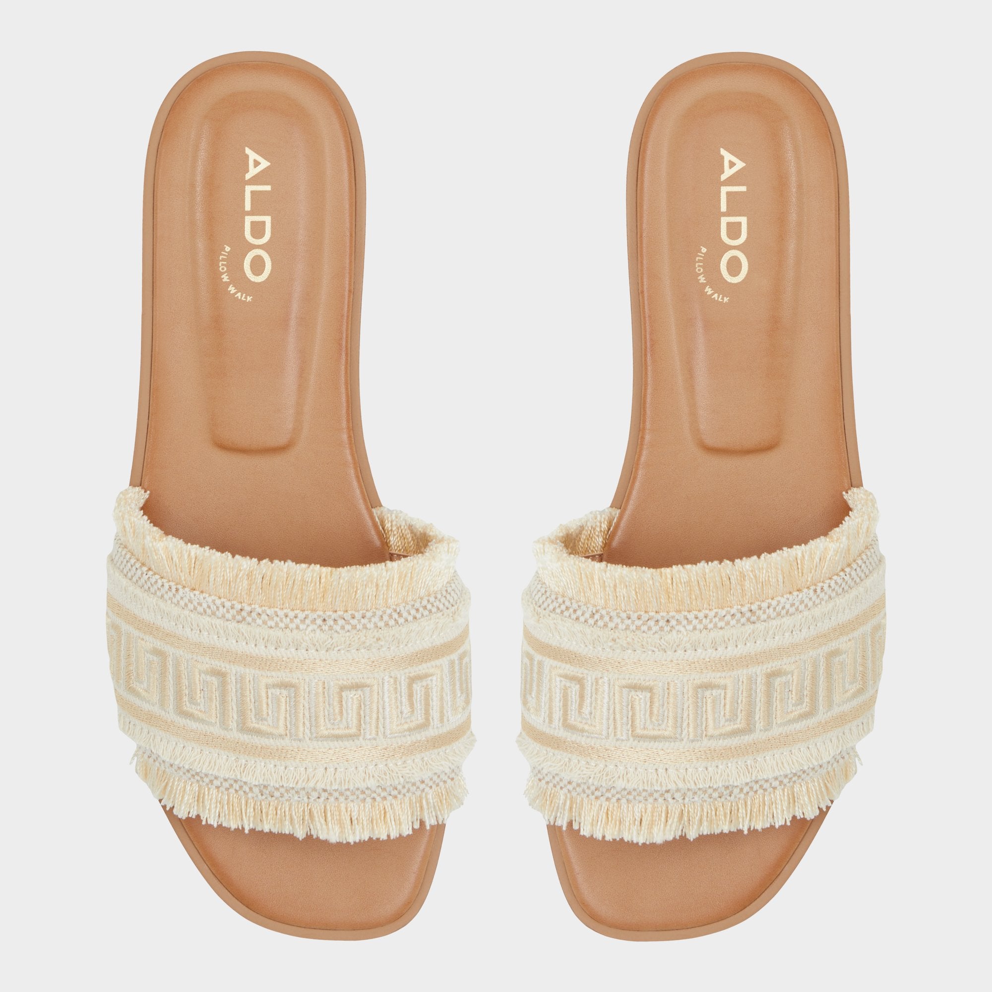 ALDO Nalani claquettes femme doré métallisé