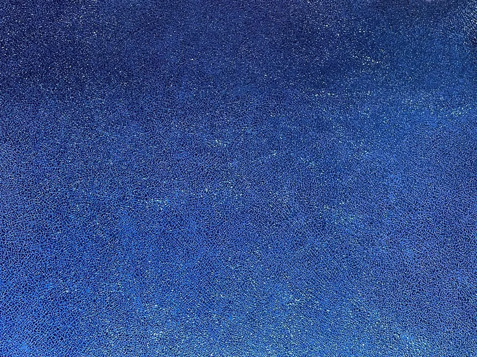 Dessine Moi Un Soulier Irise Ocean echantillon cuir irise ocean