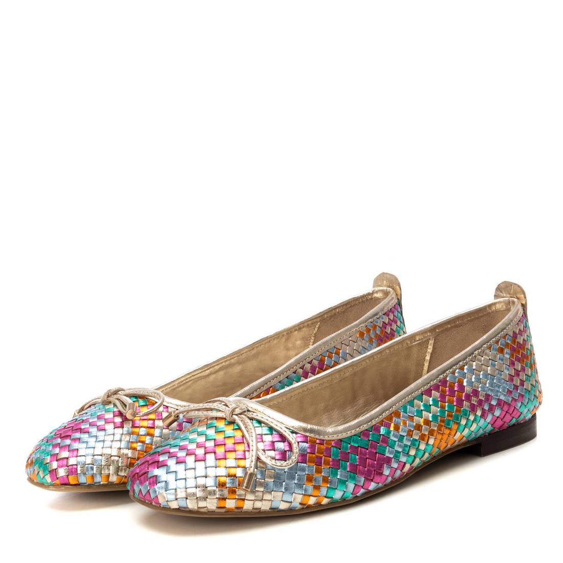 Carmela 16231304 ballerine cuir multicolore ajourée