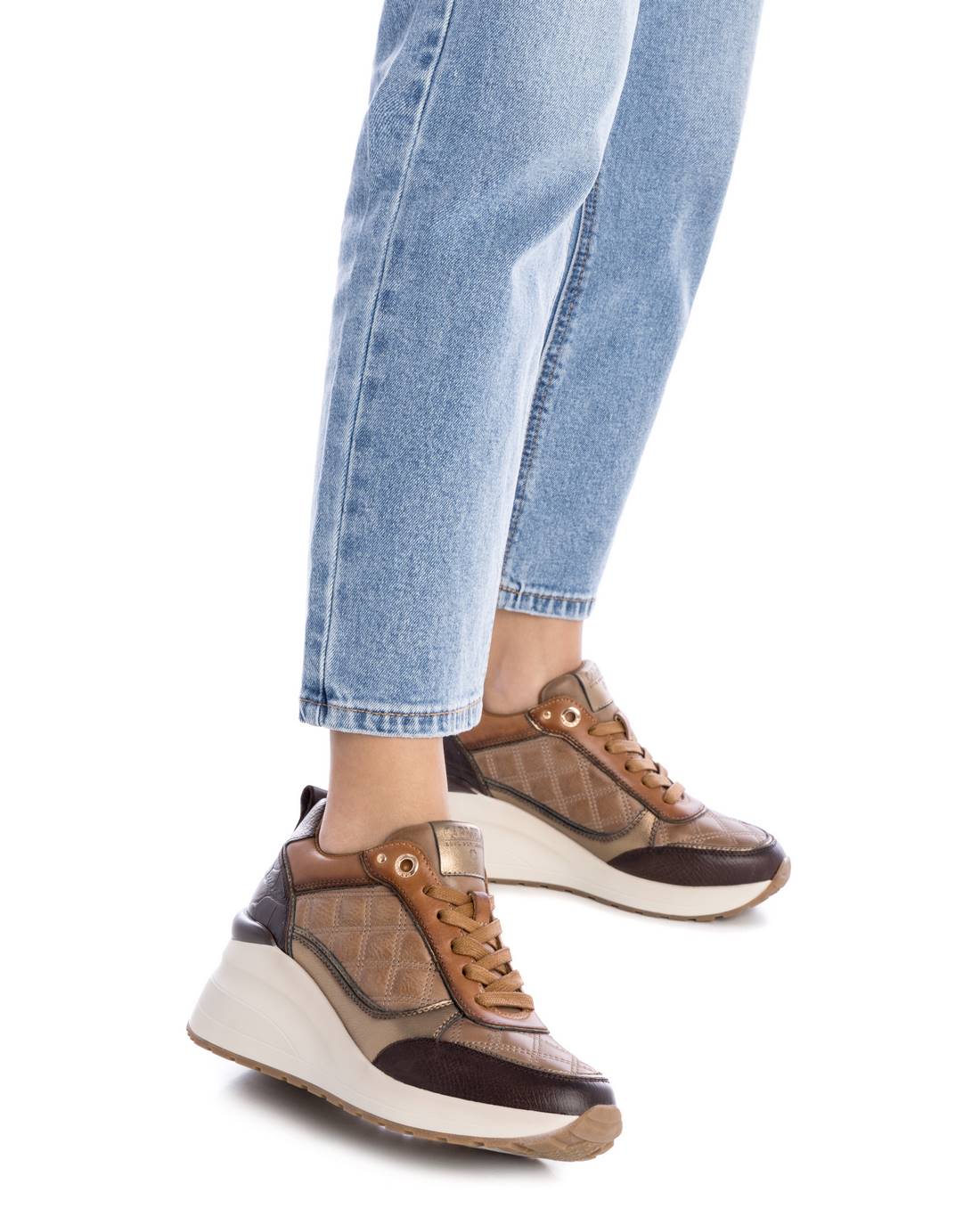 Carmela 16184504 sneakers compensées marron