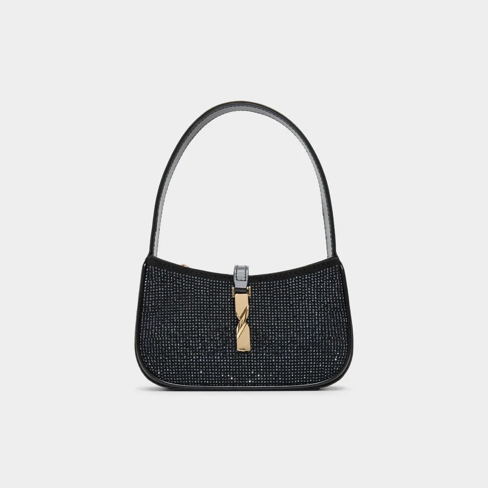 ALDO Abriellaa sac épaule perles noir brillant