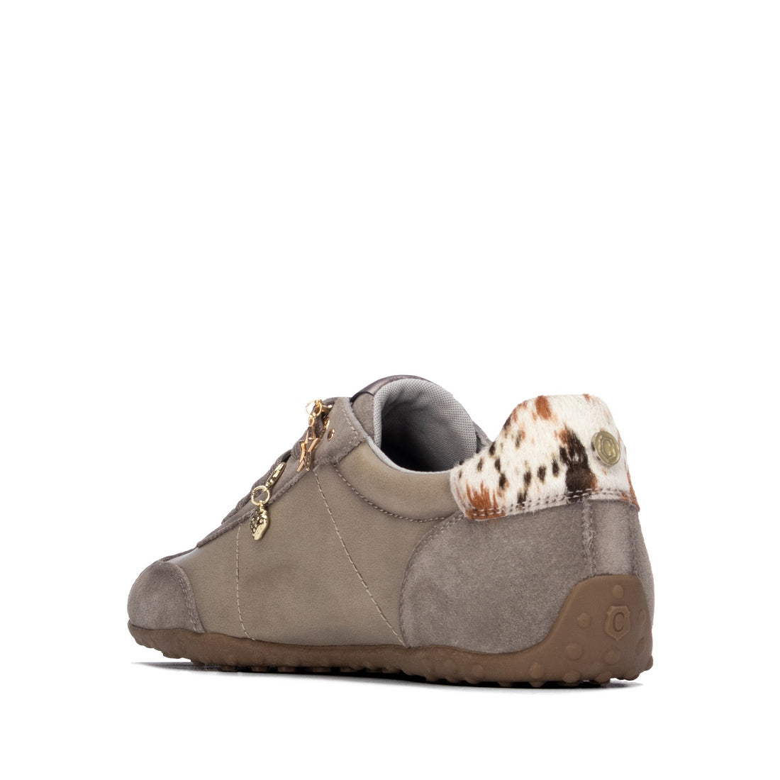 Carmela 16438403 baskets femme taupe plates
