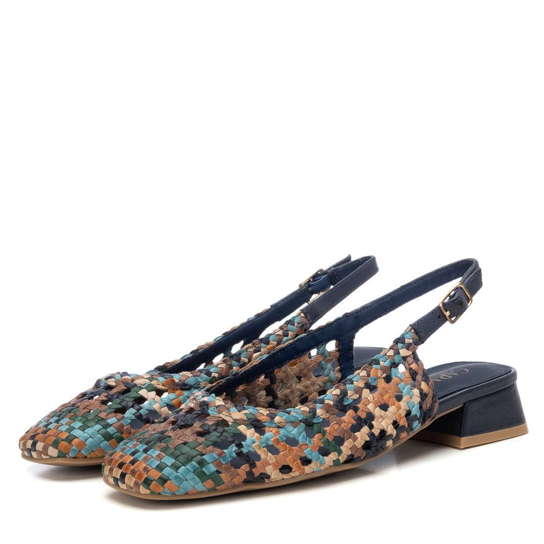 Carmela 16218503 ballerine jean bleu tressée bride 35-42