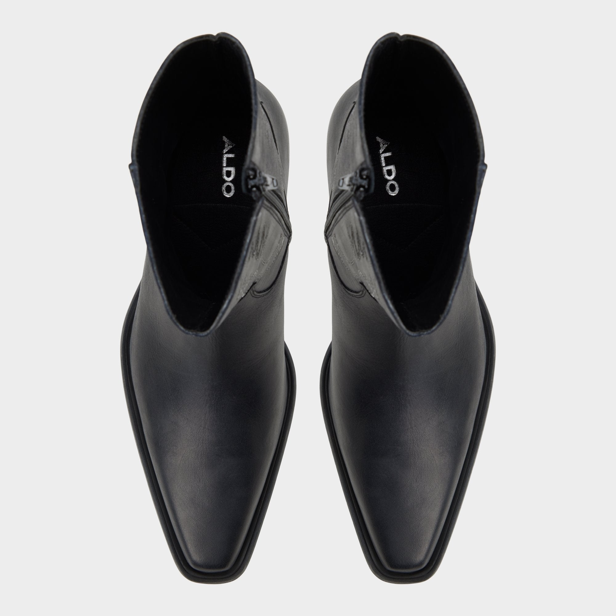 ALDO Guthrie bottines cuir noir western