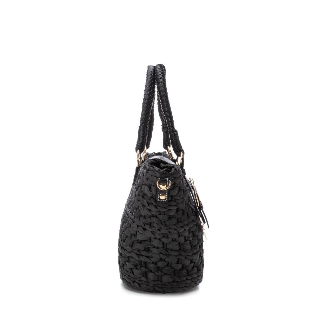 Carmela 18615602 sac raphia noir 24x39 cm